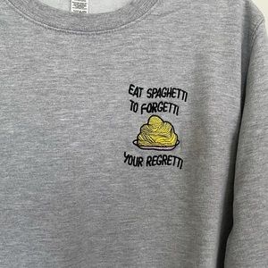 Eat Spaghetti Sweater!